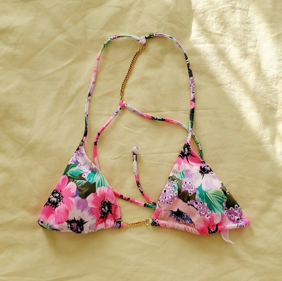 NWOT Victoria's Secret floral gold chain b… - Picture 1 of 4